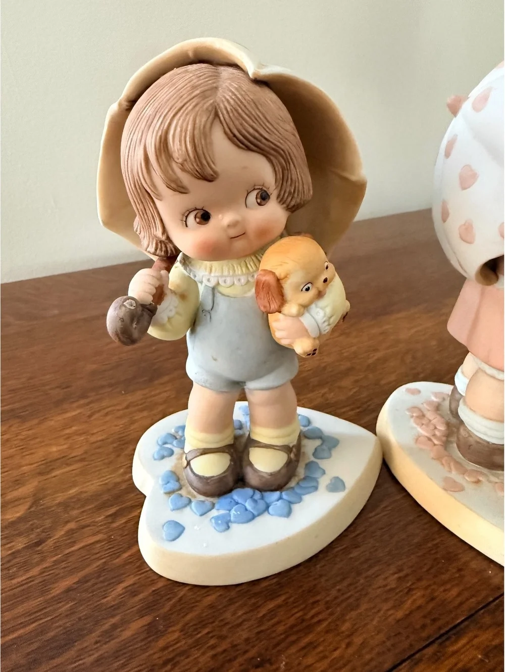 Dolly Dingle Series Porcelain Figurines Pair 1987